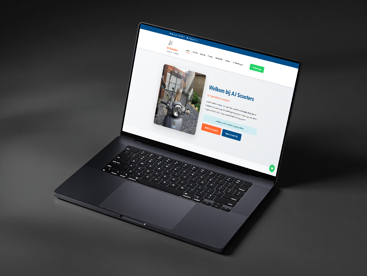 AJScooters website
